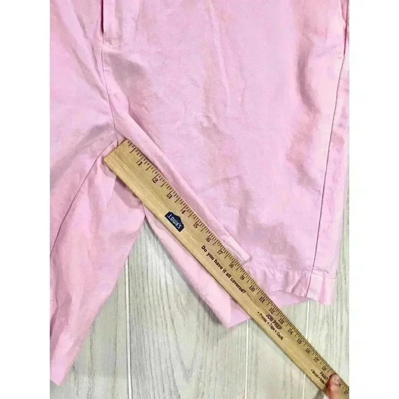 Vintage Polo Ralph Lauren GI Fit Shorts Mens 40 Pink Slim  Pima Cotton Chino NEW - Picture 8 of 9